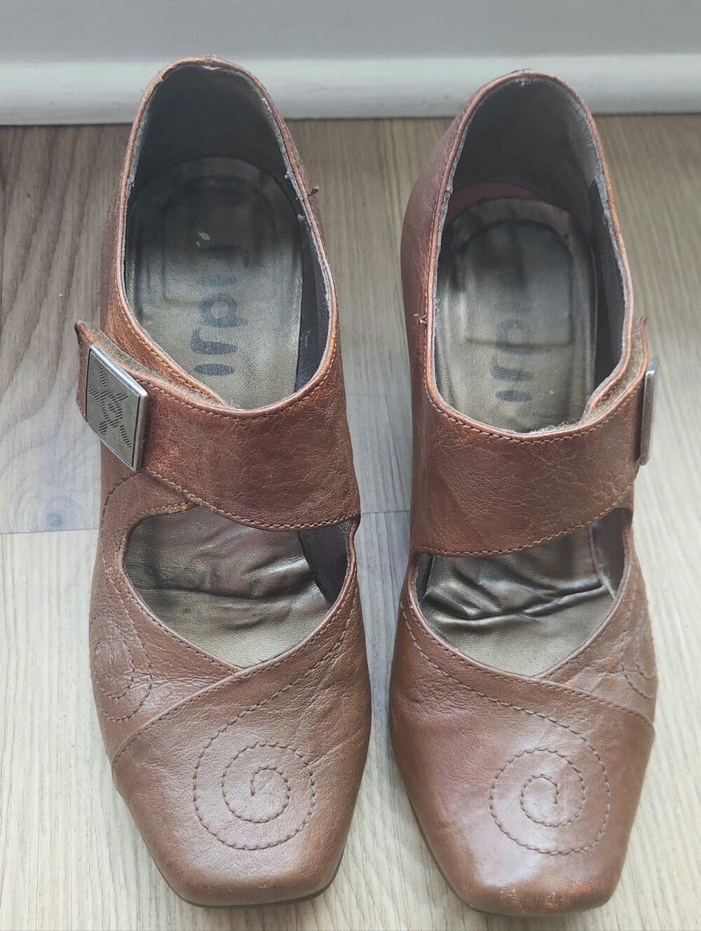 Women's Brown Leather Fidji SZ 36.5